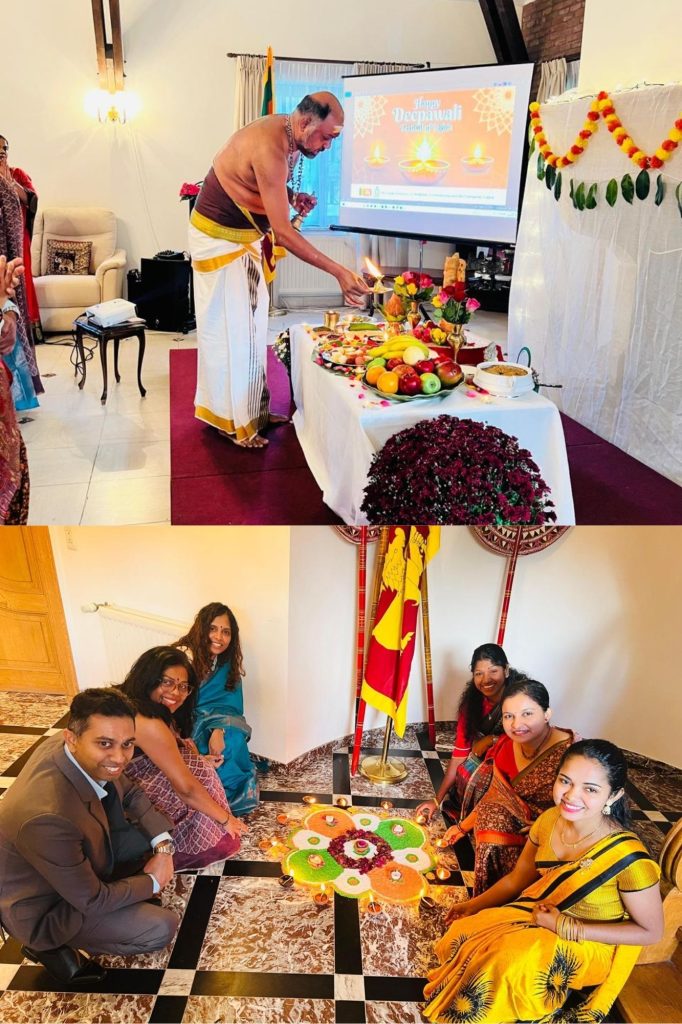 Embassy of Sri Lanka in Brussels Celebrates Deepawali