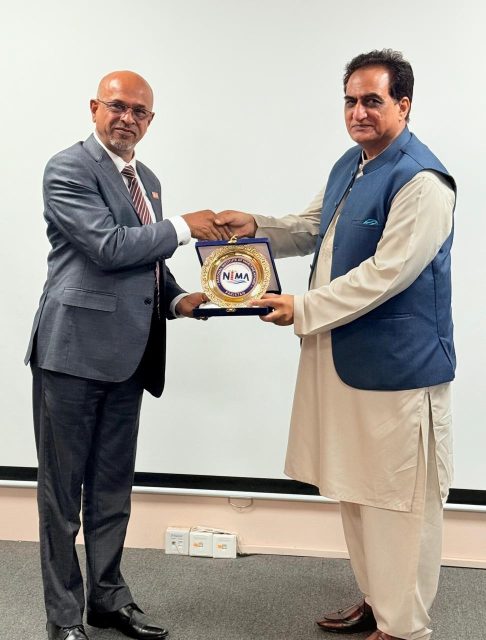 High Commissioner – designate meets with the President, National Institute of Maritime Affairs (NIMA) of Pakistan