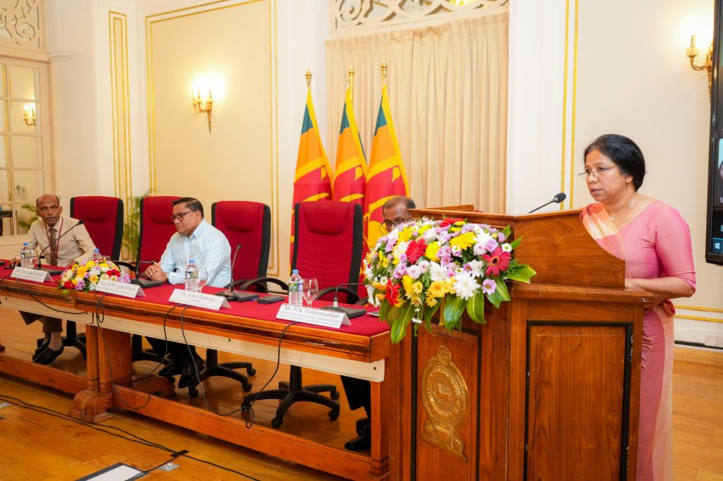 Foreign Minister Vijitha Herath launches the e-service for copies of Birth, Marriage and Death certificates for overseas Sri Lankans