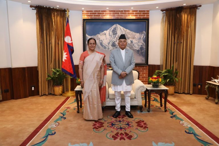 Sri Lanka’s Ambassador to Nepal Ruwanthi Delpitiya presents Credentials to President Ramchandra Paudel