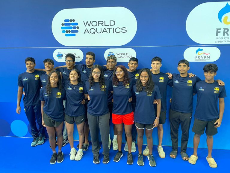 Sri Lankan Swimmers Compete Strongly at Junior World Championships in Romania
